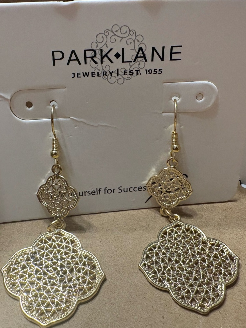 Park Lane Gold Filagree Earrings